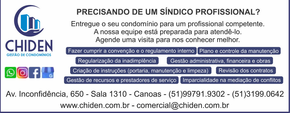 CHIDEN GESTAO CONDOMINIOS