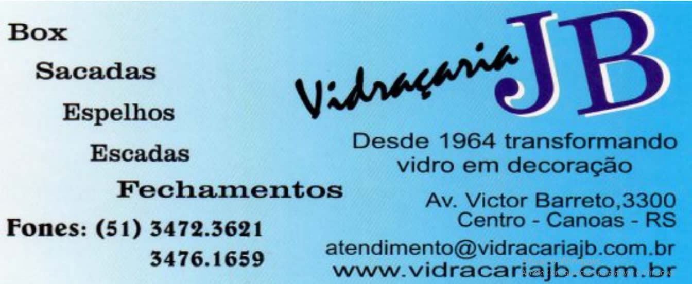 VIDRACARIA JB